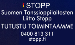 Suomen Tanssioppilaitosten Liitto Stopp logo